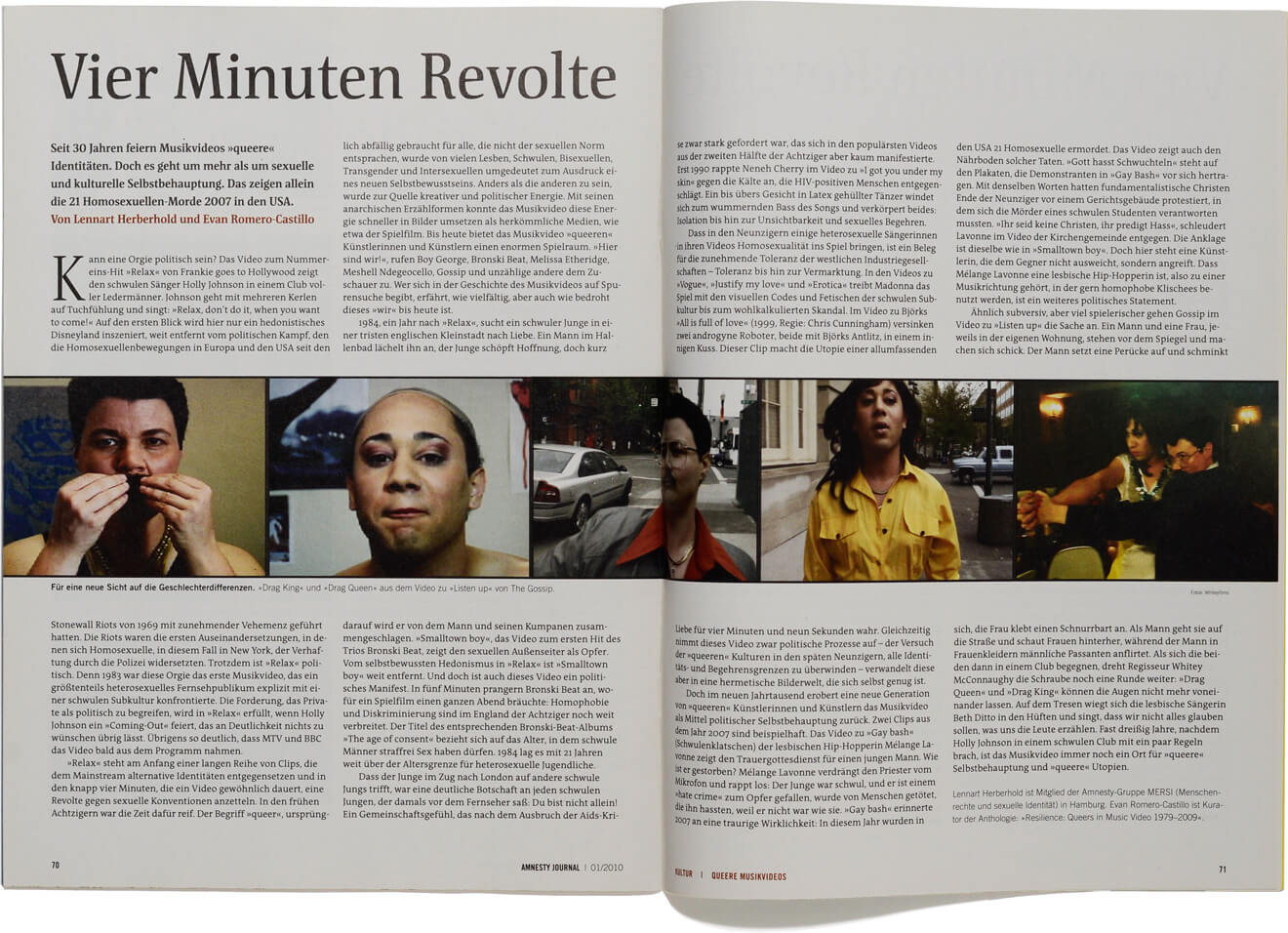 “Amnesty Journal”, órgano divulgativo de Amnistía Internacional en Alemania