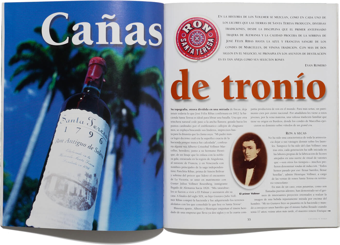 El clan Vollmer en “Cocina y vino”