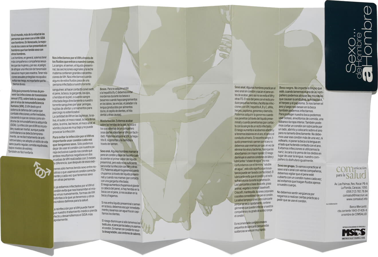 Folleto para la prevención del VIH/SIDA